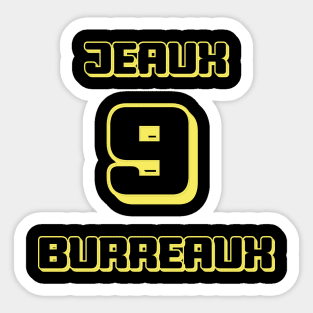 Jeaux 9 Burreaux Sticker